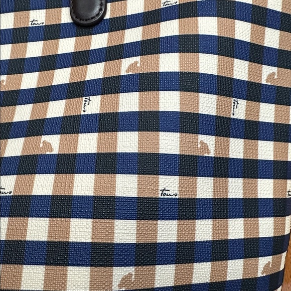 Tous gingham tote bag - Picture 2 of 6